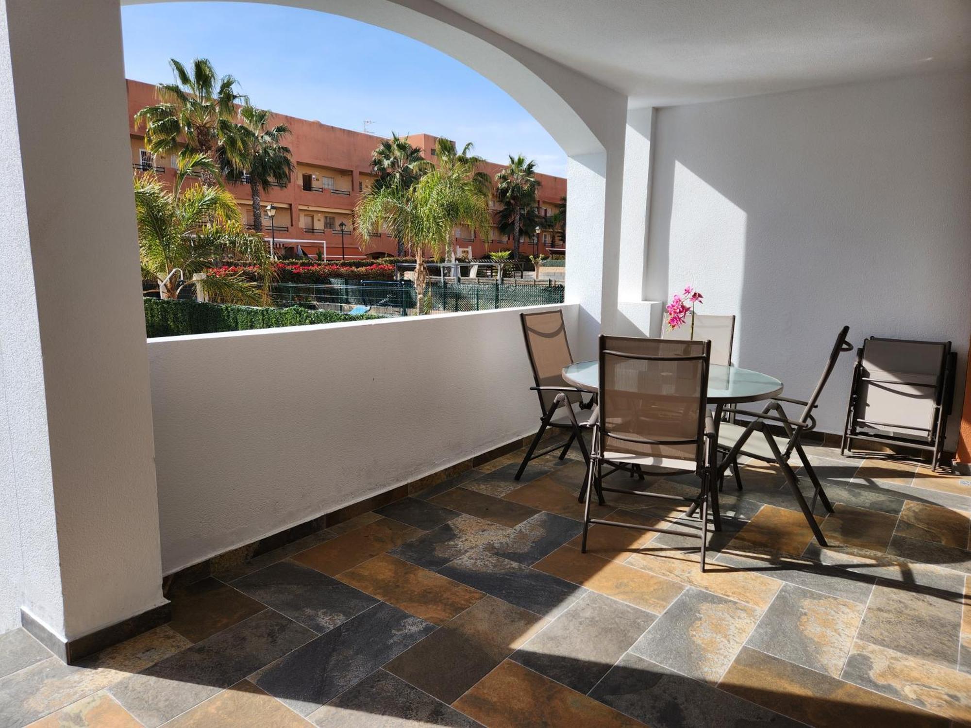 Bajo En Primera Linea De Vera-Playa Con Piscina Privada! מראה חיצוני תמונה