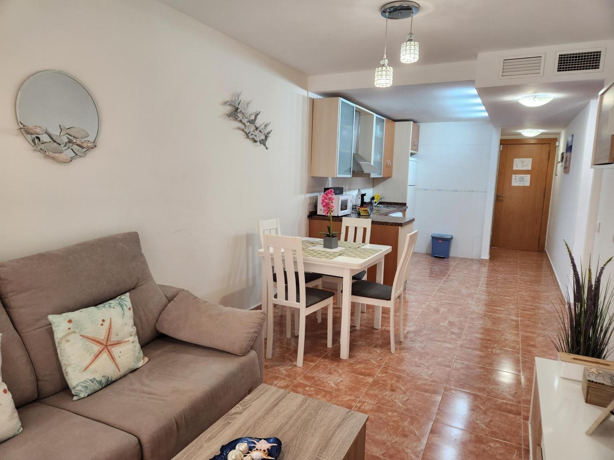 Bajo En Primera Linea De Vera-Playa Con Piscina Privada! מראה חיצוני תמונה