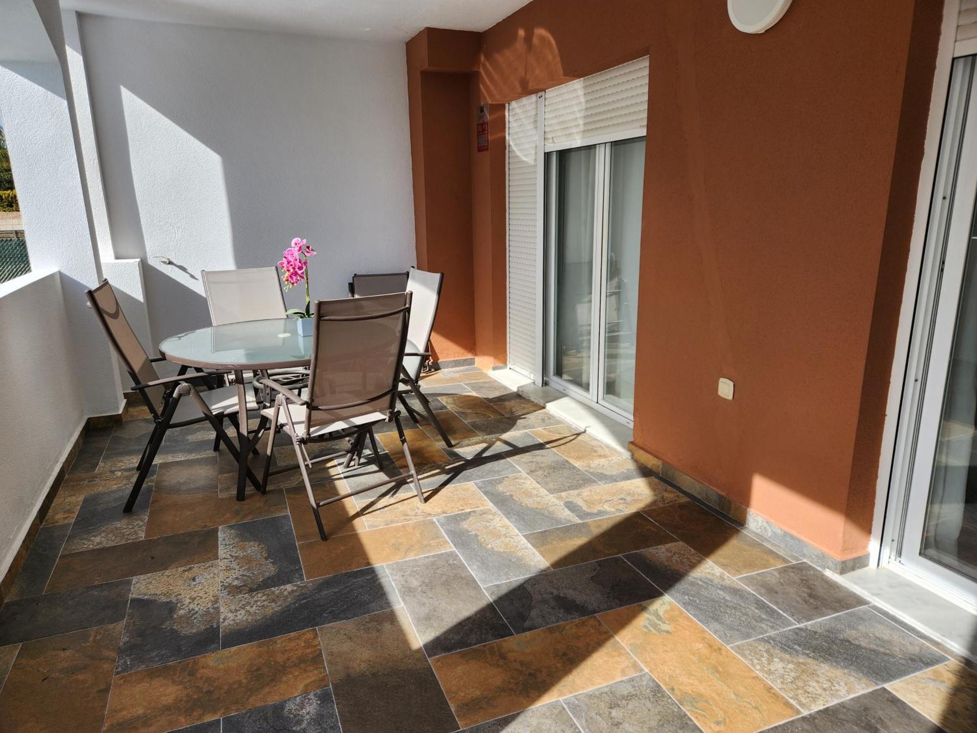 Bajo En Primera Linea De Vera-Playa Con Piscina Privada! מראה חיצוני תמונה